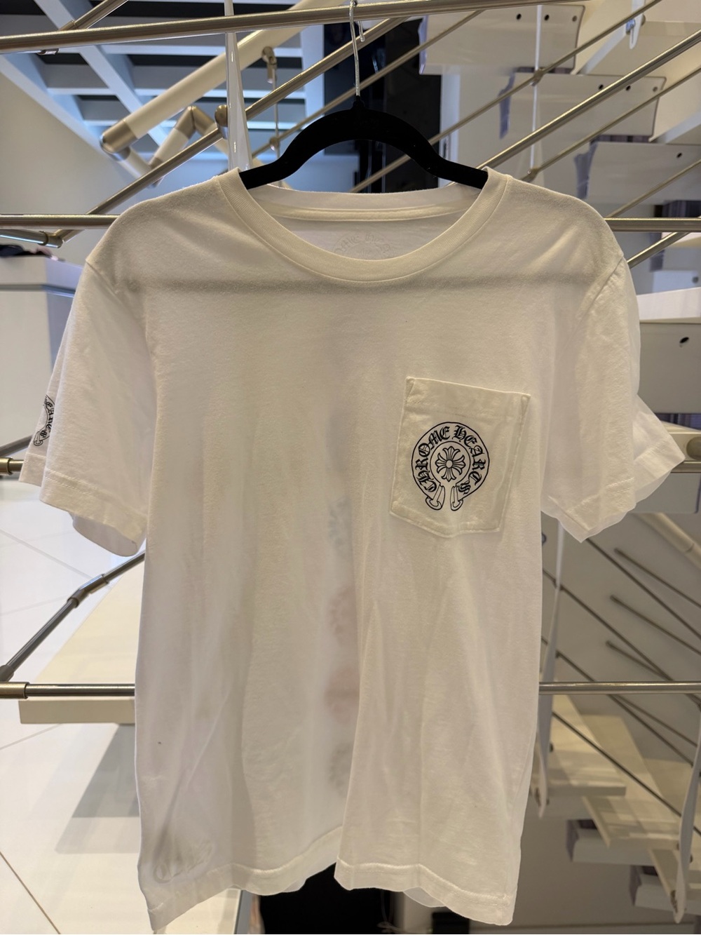 Chrome Hearts Multicolor Horseshoe Pocket T- Shirt - Picture 3 of 7